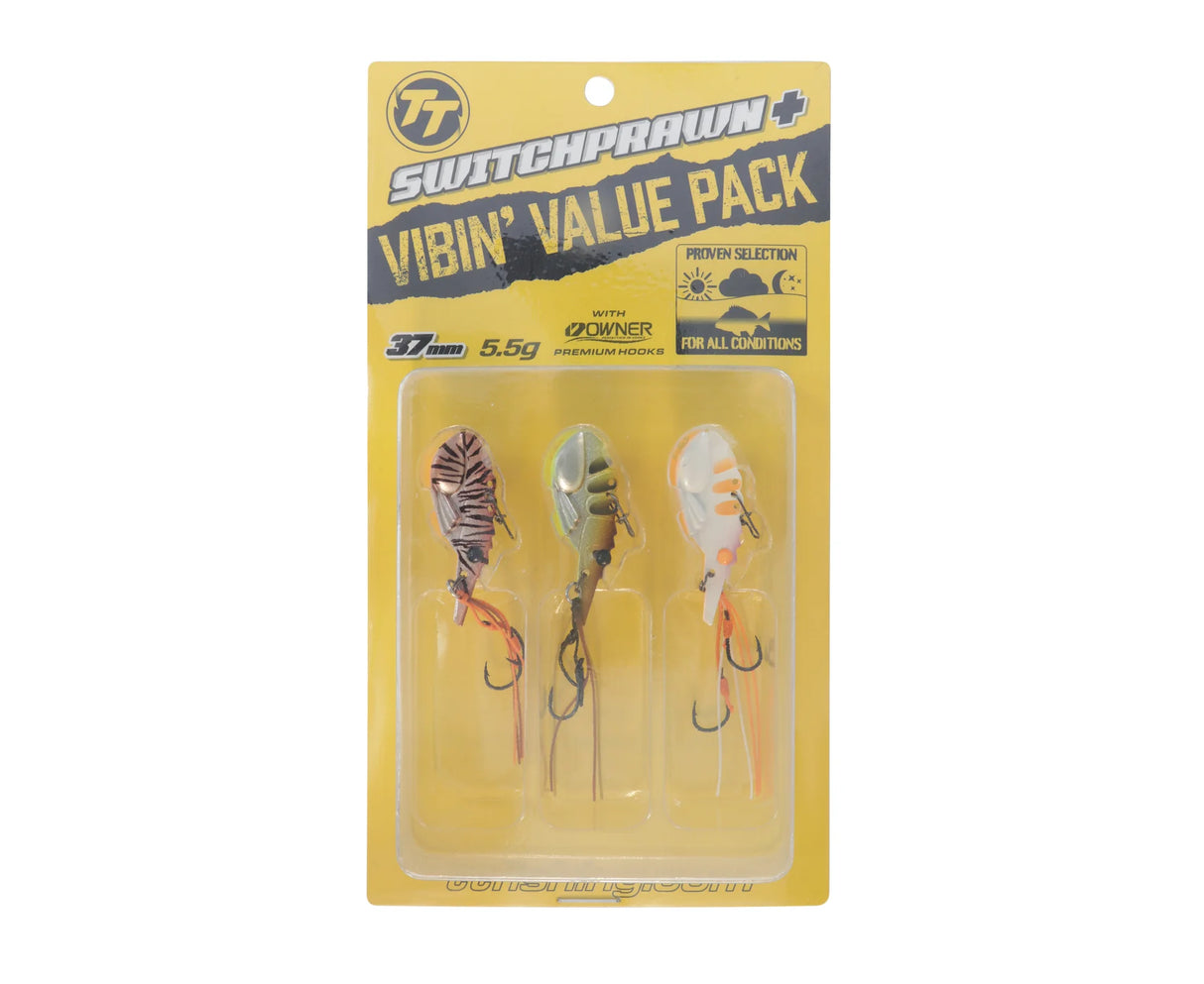 TT SWITCHPRAWN+ VIBIN' VALUE PACK 37MM