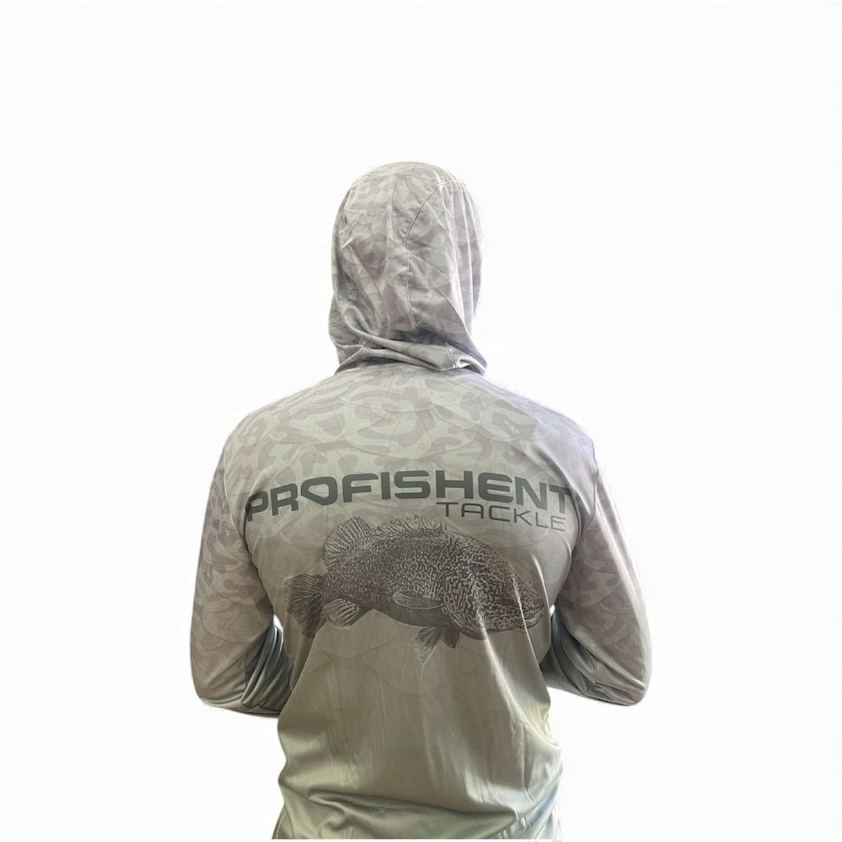 PROFISHENT HOODED FISHING SHIRT OLIVE MURRAY COD
