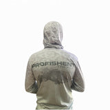 PROFISHENT HOODED FISHING SHIRT OLIVE MURRAY COD