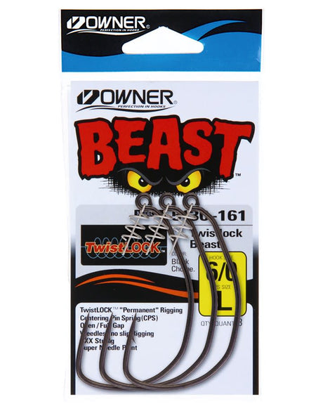OWNER BEAST UNWEIGHTED SHANK HOOK