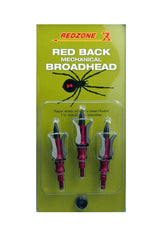 REDZONE REDBACK MECHANICAL 3-BLADE BROADHEAD