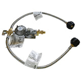 AUS RV UNIVERSAL DUAL CYLINDER REGULATOR 3/8" + 5/6" WITH LCC27