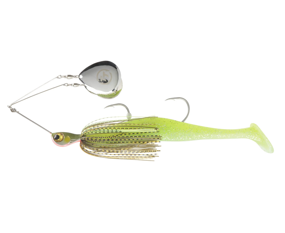 TACKLE TACTICS TORNADO + MEGA TWIN SPIN 1OZ RIGGED SPINNERBAIT