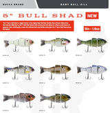 BUCCA 5IN BULL SHAD SINKING SWIMBAIT LURE