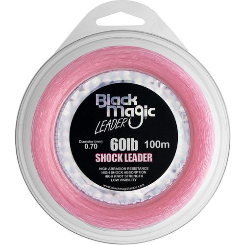 BLACK MAGIC TOUGH PINK SHOCK LEADER 100M