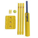 REGENT KIDS CRICKET WITH BAT BALL WICKETS AND BAG FOR OUTDOOR SPORTS
