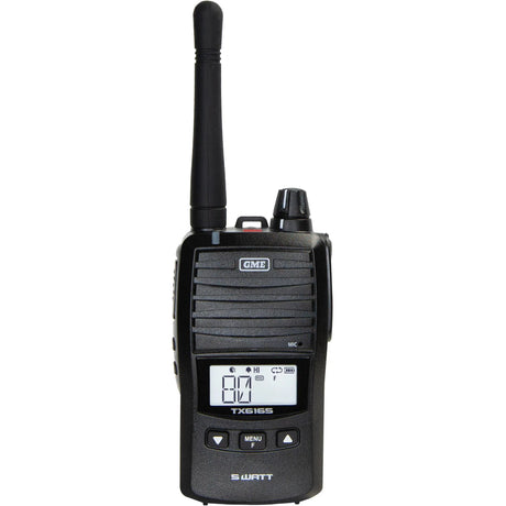 GME 5/1 WATT UHF CB HANDHELD RADIO WITH ACCESSORIES TWIN PACK