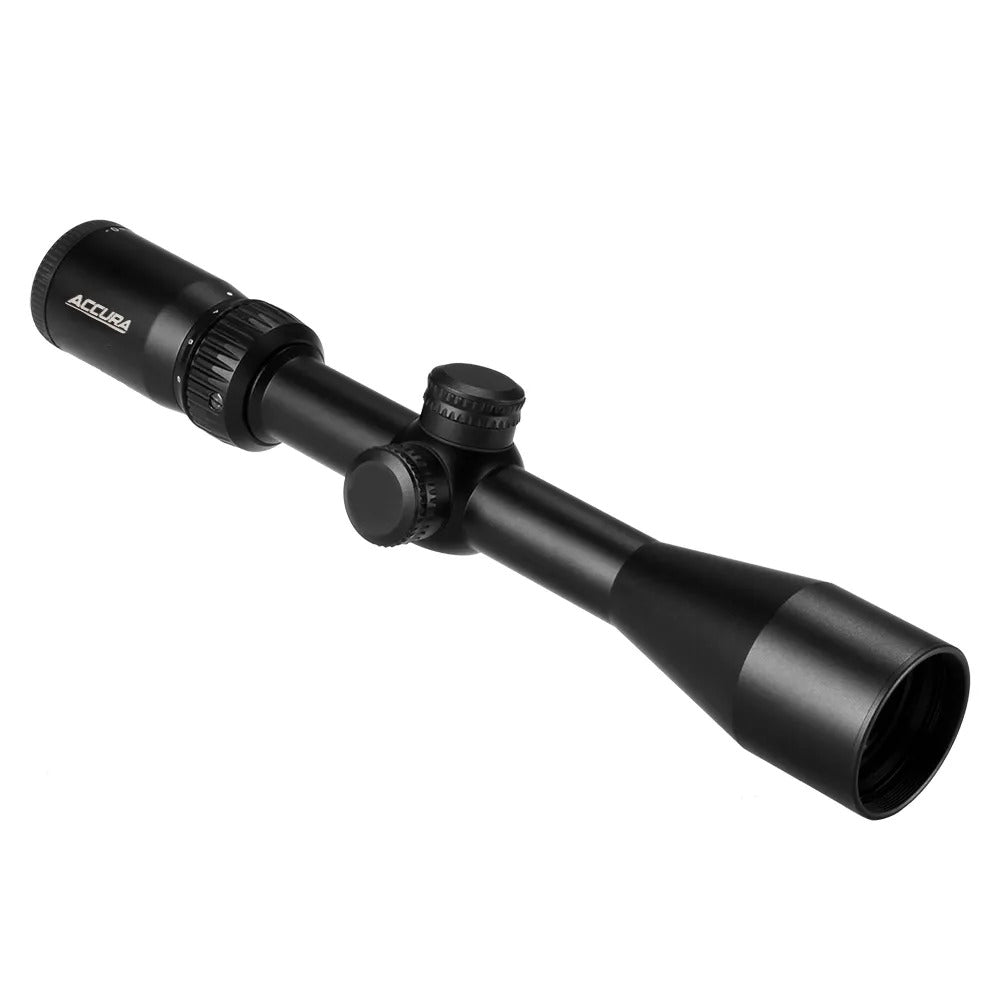 ACCURA RAPID 4-12X40 PLEX RIFLE SCOPE WITH RINGS