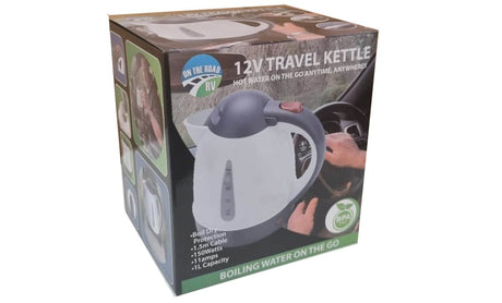 12V TRAVEL KETTLE 1L WHITE