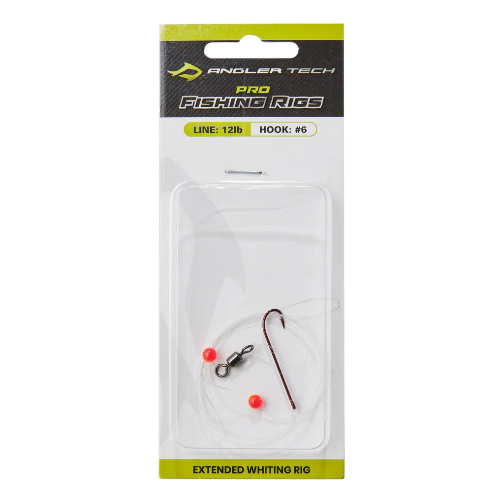 ANGLER TECH PRO FISHING RIGS - EXTENDED WHITING RIG #6 12LB
