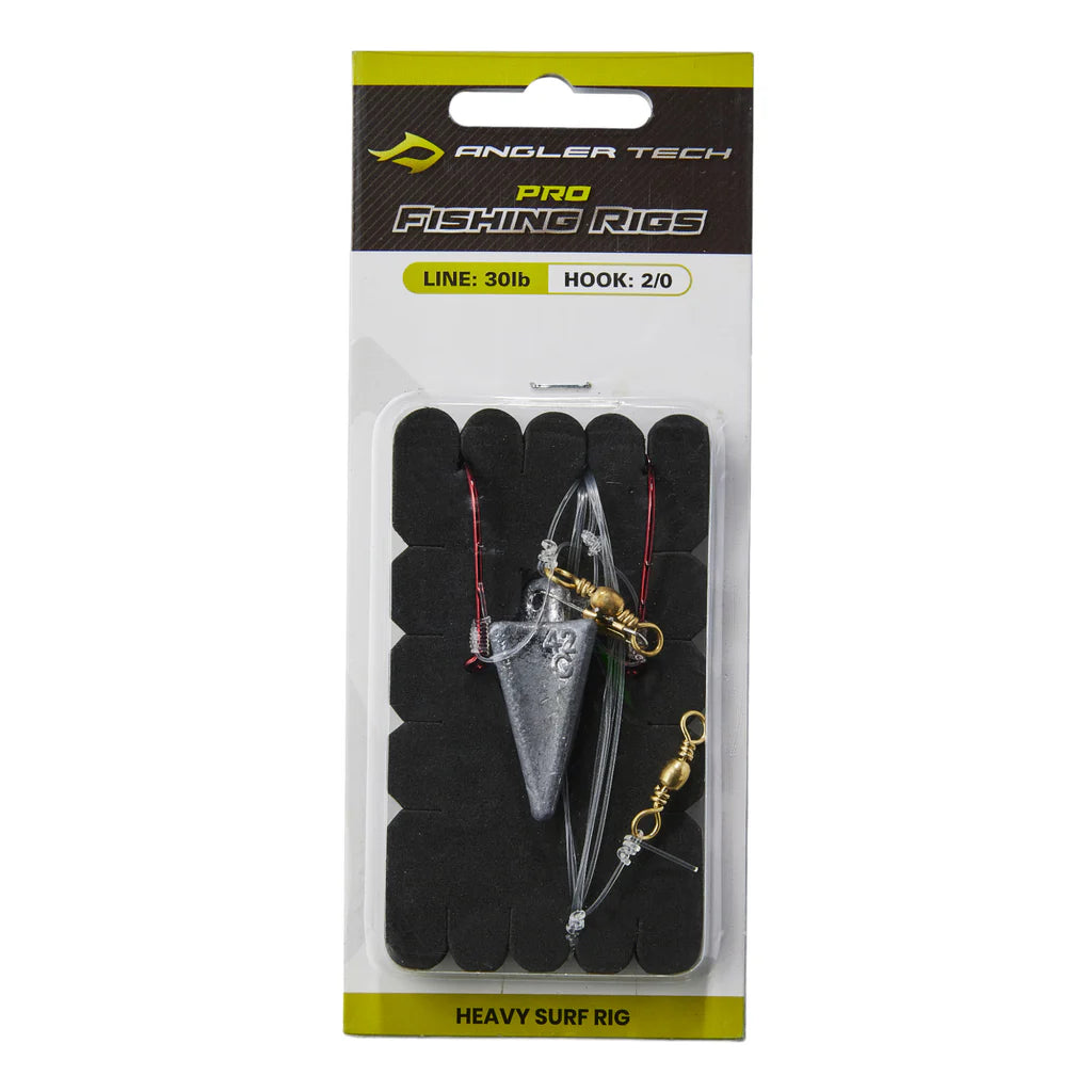 ANGLER TECH PRO FISHING RIGS - HEAVY SURF RIG #2/0 30LB