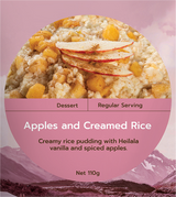 REAL MEALS APPLES AND CREAMED RICE 110G