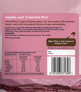 REAL MEALS APPLES AND CREAMED RICE 110G