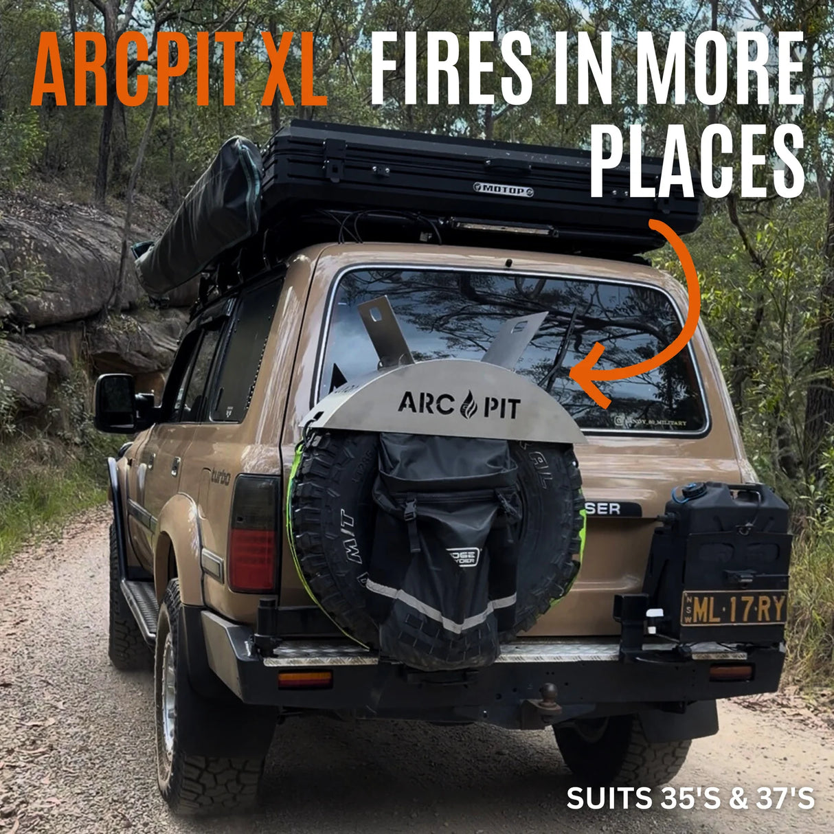 ARCMATE ARCPIT PORTABLE FIRE PIT - XL