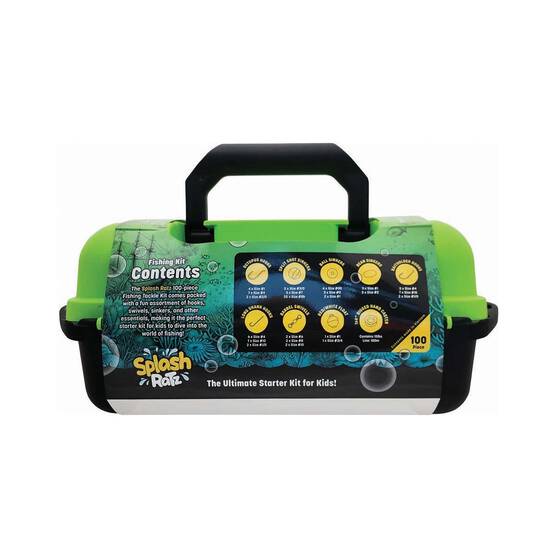 FLAMBEAU SPLASH RATZ 100PCE KIDS TACKLE KIT