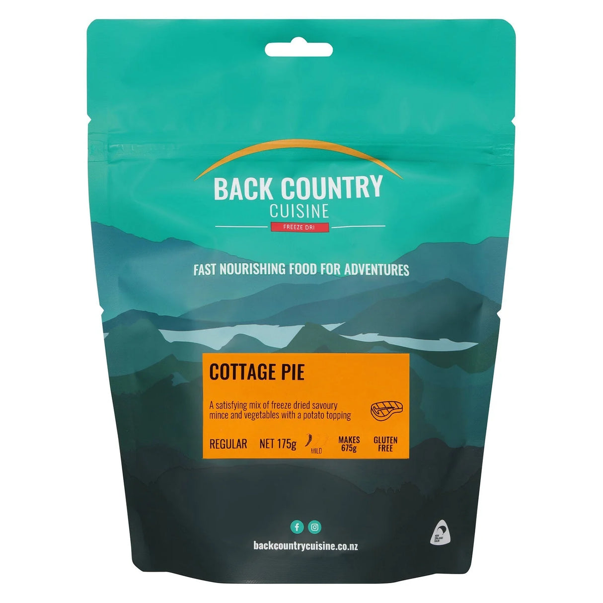 BACK COUNTRY CUISINE COTTAGE PIE FREEZE-DRY MEAL