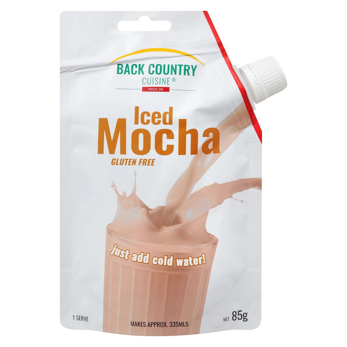BACK COUNTRY CUISINE ICED MOCHA 85G FREEZE DRIED DRINK