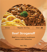 REAL MEALS BEEF STROGANOFF 110G