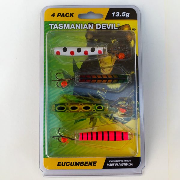 TASMAINAN DEVIL 13.5G HARD BODY LURE 4-PACK
