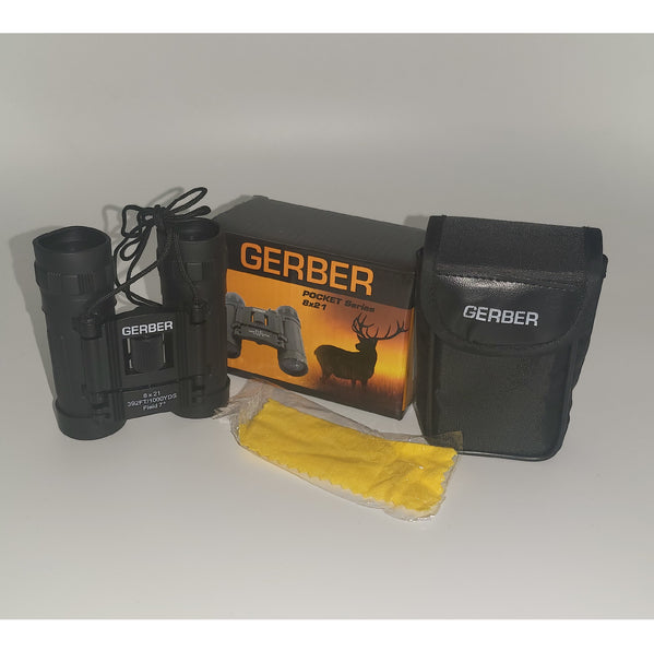 GERBER POCKET 8X21 BINOCULARS