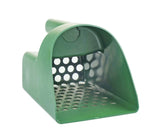 8 1/2" HAND HELD PLASTIC SAND SCOOP - GREEN