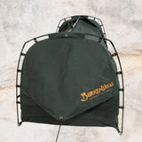 BURKE AND WILLS GRAMPIAN SWAG KING SINGLE PLUS FOREST GREEN