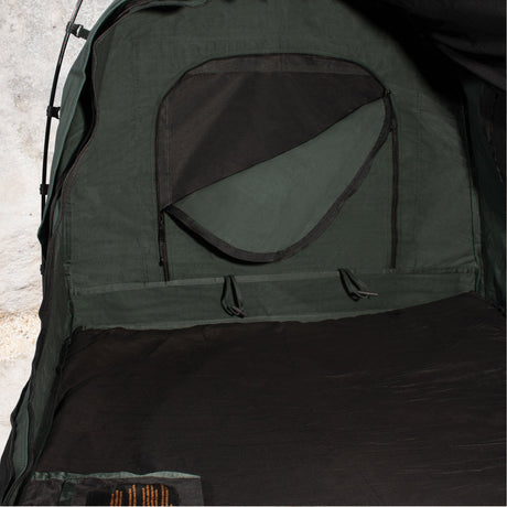 BURKE AND WILLS GRAMPIAN SWAG KING SINGLE PLUS FOREST GREEN