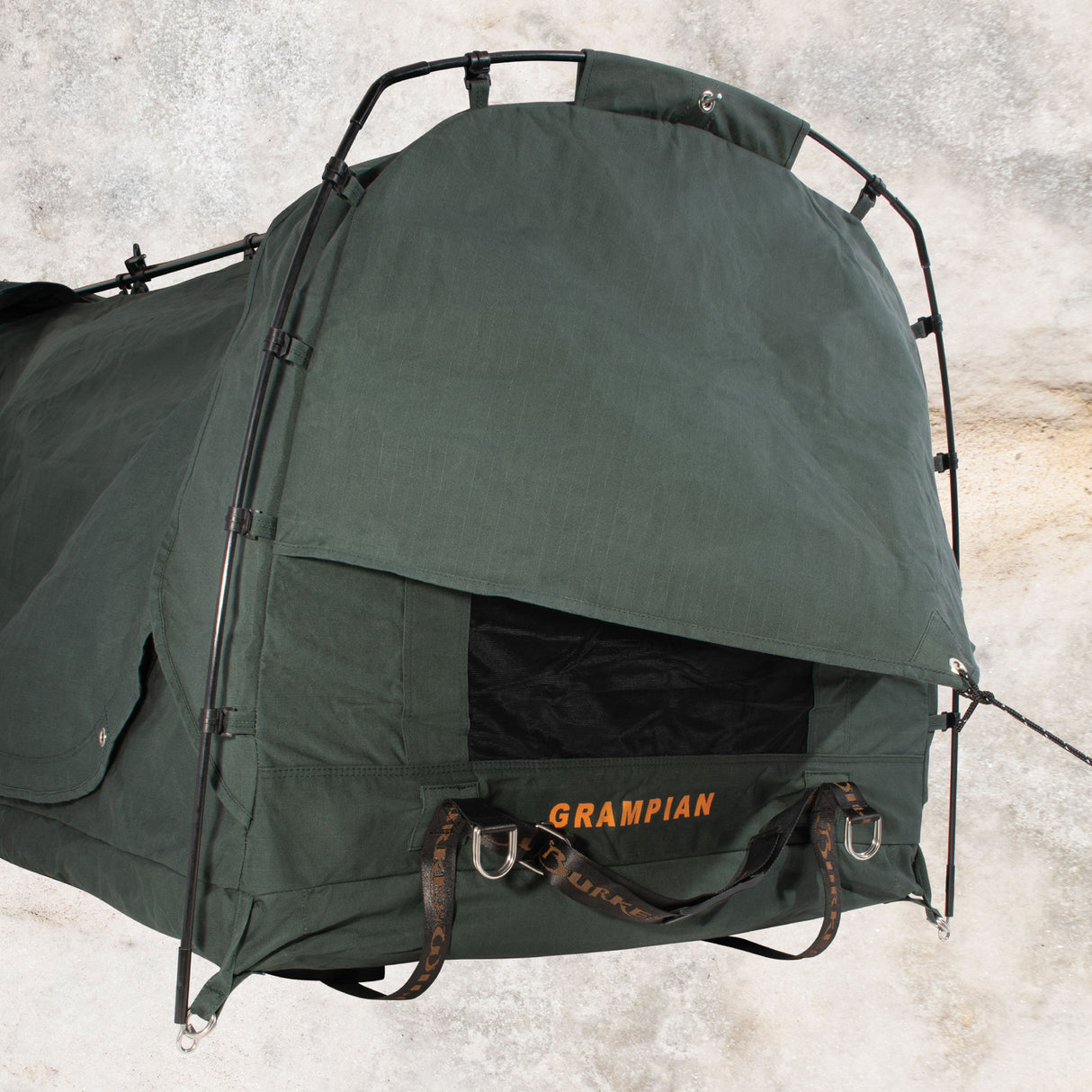 BURKE AND WILLS GRAMPIAN SWAG KING SINGLE PLUS FOREST GREEN
