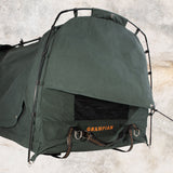 BURKE AND WILLS GRAMPIAN SWAG KING SINGLE PLUS FOREST GREEN