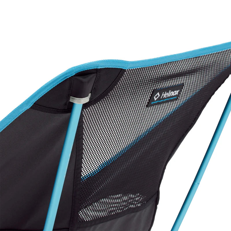 HELINOX CHAIR ONE BLACK BLUE LIGHTWEIGHT CHAIR
