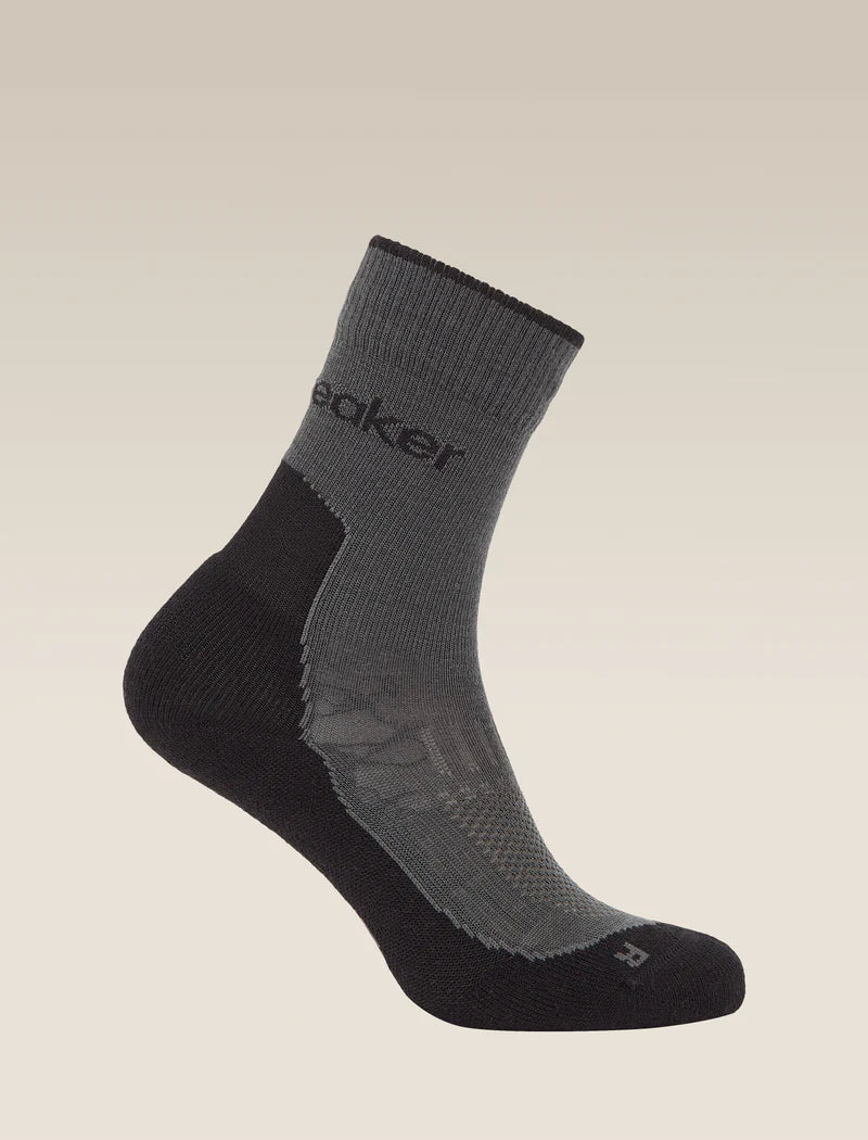 ICBREAKER WOMENS HIKE + LIGHT CREW SOCKS