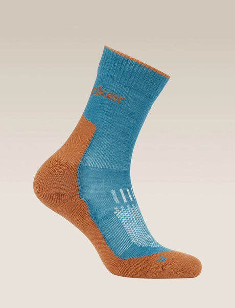 ICEBREAKER MENS HIKE + LIGHT CREW SOCKS