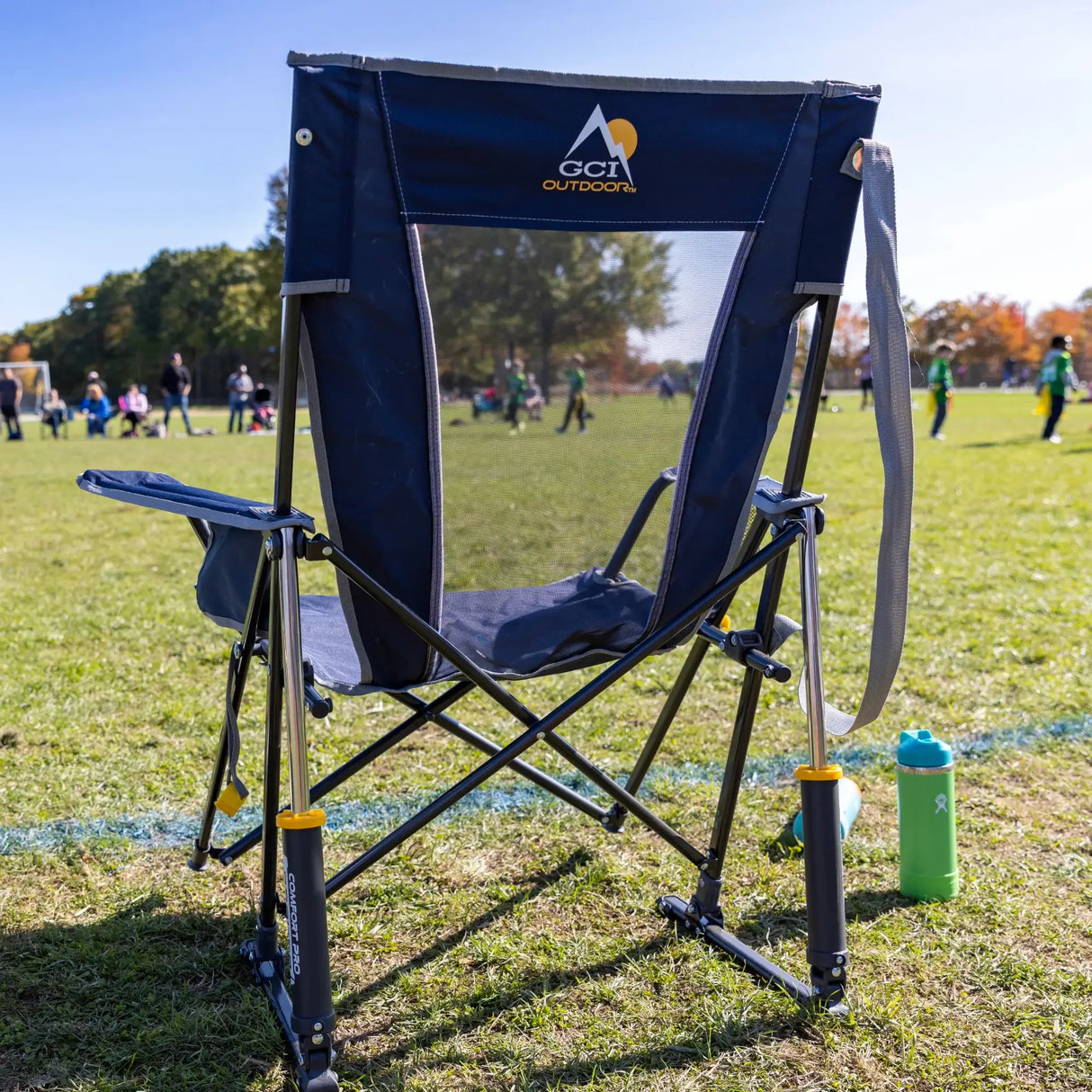 GCI OUTDOOR COMFORT PRO ROCKER CAMPING CHAIR PORTABLE FOLDING ROCKING CHAIR