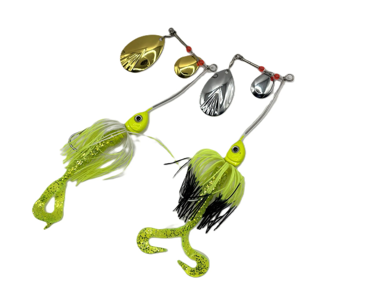 PREDATOR 1/2OZ SPINNERBAIT GOLD BLADES