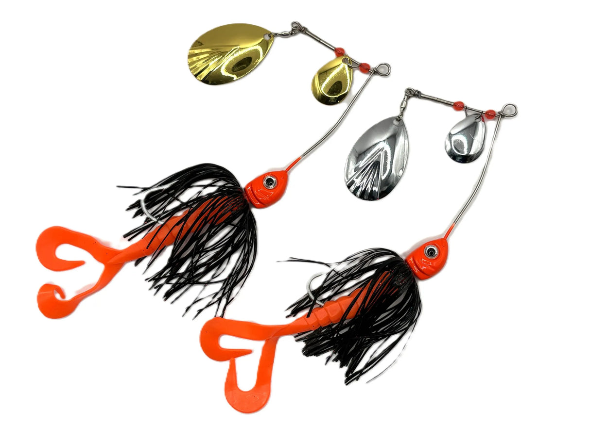 PREDATOR 1/2OZ SPINNERBAIT GOLD BLADES