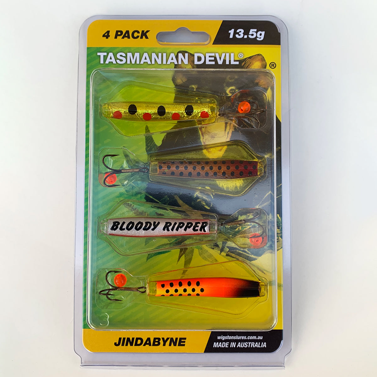 TASMAINAN DEVIL 13.5G HARD BODY LURE 4-PACK