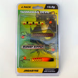 TASMAINAN DEVIL 13.5G HARD BODY LURE 4-PACK
