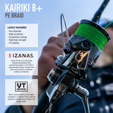 SHIMANO KAIRIKI 8+ MANTIS GREEN BRAID