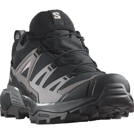 SALOMON WOMEN'S X ULTRA 360 GORE-TEX HIKING SHOES BLACK/PLUM KITTEN/ SHALE