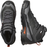 SALOMON MEN'S X ULTRA 5 MID GTX HIKING BOOTS ASPHALT/CASTLEROCK/BURNT OCHRE