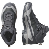 SALOMON WOMEN'S X ULTRA 5 MID GTX HIKING BOOTS NINE IRON/GULL/SOFT CLAY