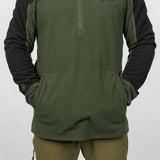 STONEY CREEK M2 QUARTER ZIP TOP BAYLEAF/BLACK
