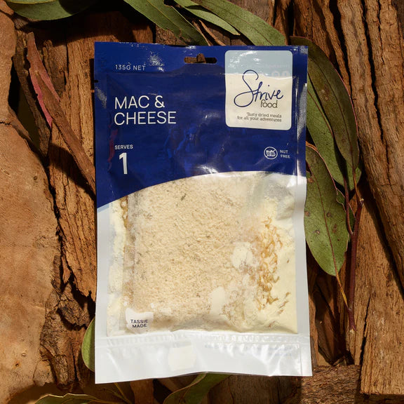 STRIVE FOOD MAC & CHEESE DEHYDRATED MEAL SINGLE SERVE