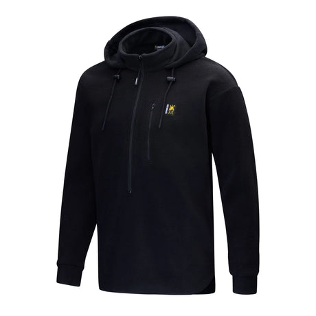 SWAZI THE HOOD FLEECE JUMPER - BLACK