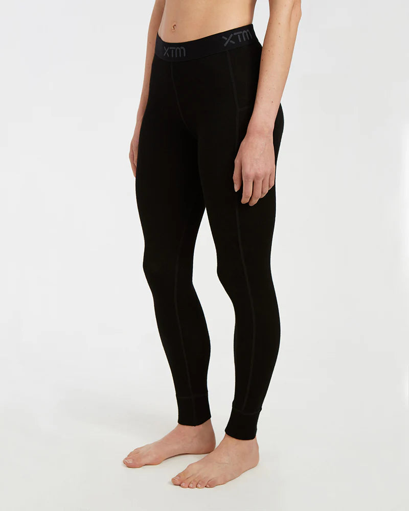 XTM WOMENS MERINO 230 GSM THERMAL PANTS ALPINE 230 BLACK