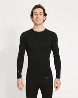XTM MERINO 230 GSM LONG SLEEVE THERMAL TOP ALPINE 230 BLACK