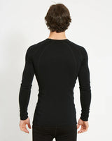 XTM MERINO 230 GSM LONG SLEEVE THERMAL TOP ALPINE 230 BLACK