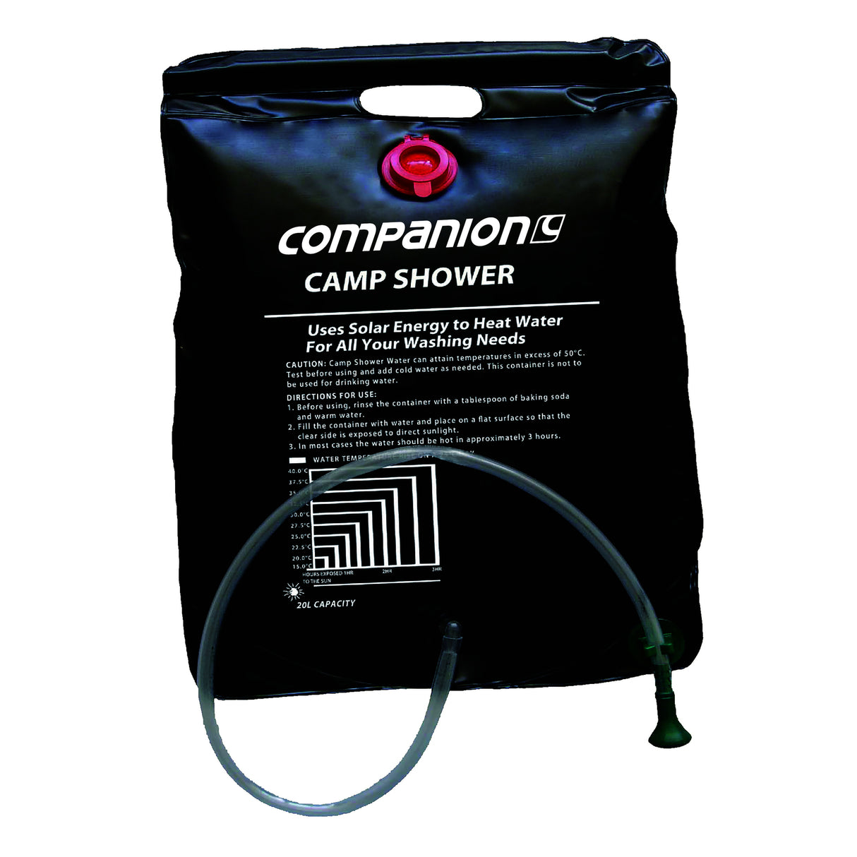 OZTRAIL PIONEER SOLAR SHOWER 20LT