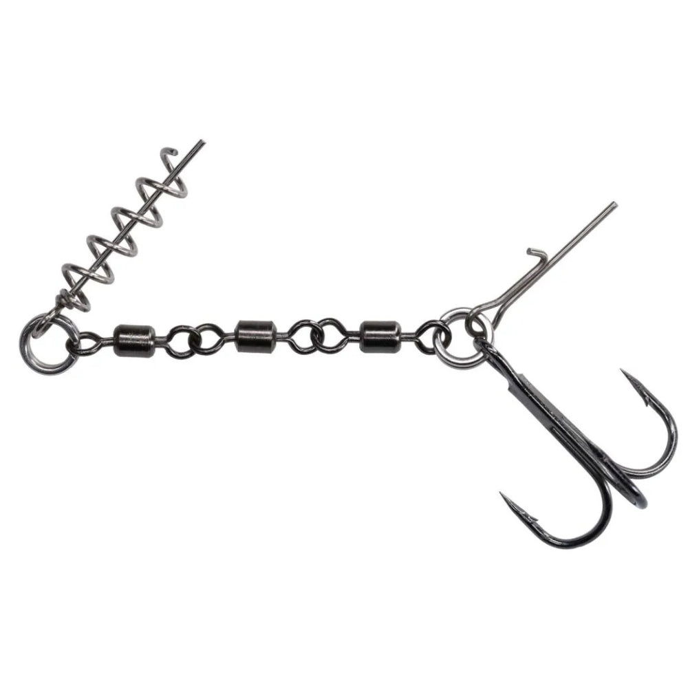 MIKADO JAWS EVO STINGER RIG XL TREBLE 1/0 STRENGTH 30KG