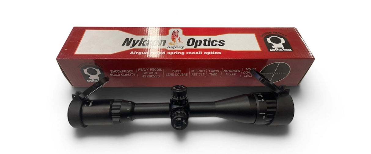 NYKRON 3-9X40AO WITH RINGS AIR RIFLE SCOPE